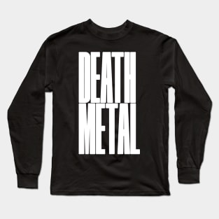 bold death metal Long Sleeve T-Shirt